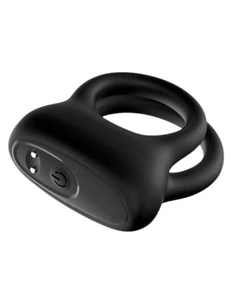 Vibro Ring Duality Đen Kẹp Trứng Siêu Cường Đôi Bên[dochoius]​
