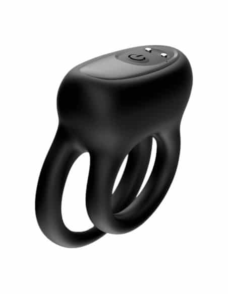 Vibro Ring Duality Đen Kẹp Trứng Siêu Cường Đôi Bên[dochoius]​
