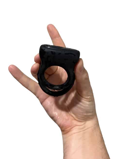 Vibro Ring Duality Đen Kẹp Trứng Siêu Cường Đôi Bên[dochoius]​