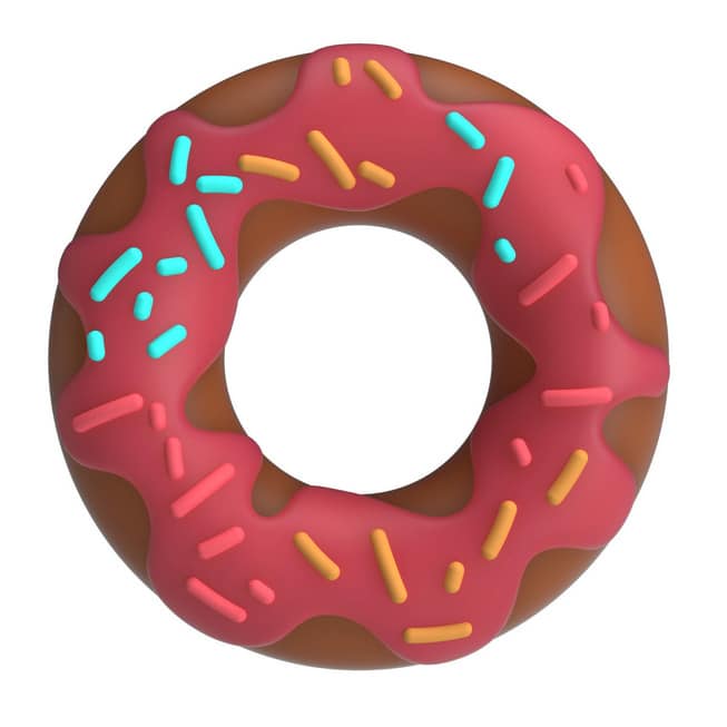 Pretty Love Berry Vòng Donut Hồng Siêu Mềm Kéo Dài