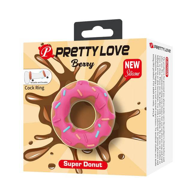 Pretty Love Berry Vòng Donut Hồng Siêu Mềm Kéo Dài