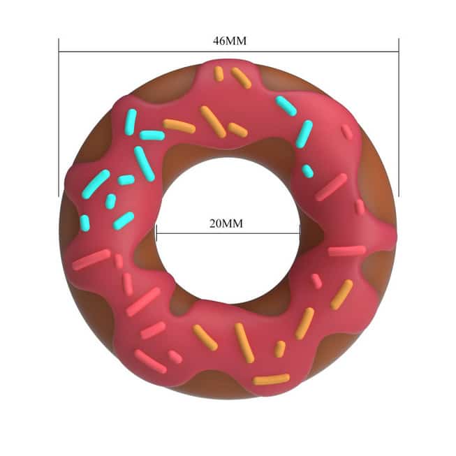 Berry Donut Vòng Đeo Hồng Mềm Kéo Dài Siêu Dài