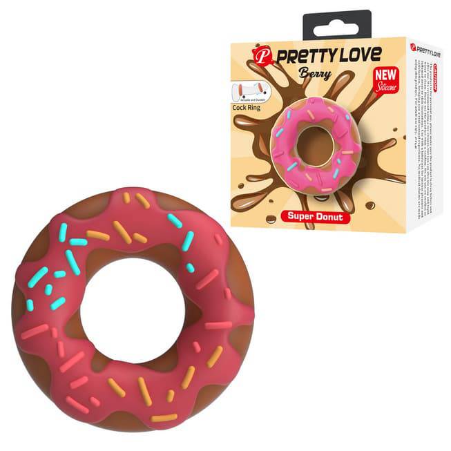 Berry Donut Vòng Đeo Hồng Mềm Kéo Dài Siêu Dài