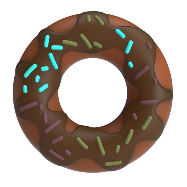 Vòng Đeo Dương Vật Pretty Love Choco Hình Bánh Donut Siêu Mềm