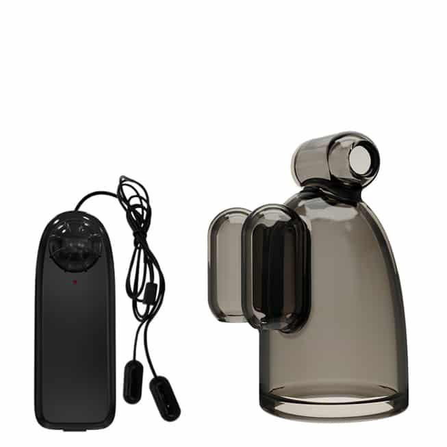 Baile Vibrating Crystal Cap III Đen Rung Đầu Siêu Mạnh
