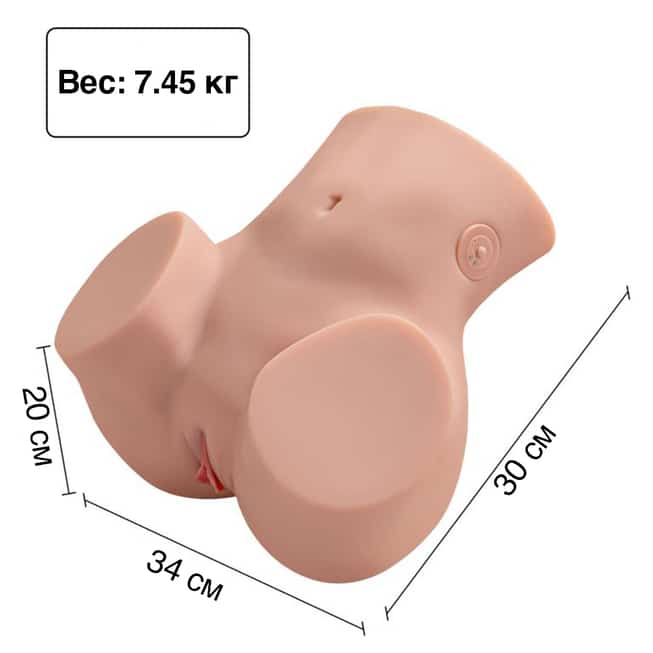 XISE Sydni Torso Masturbator Mềm Thẩm Thấu