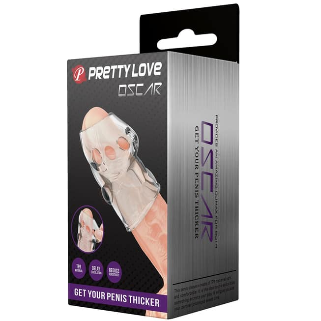 Pretty Love Oscar Cock Extension Mở Đầu Dày 6.4cm