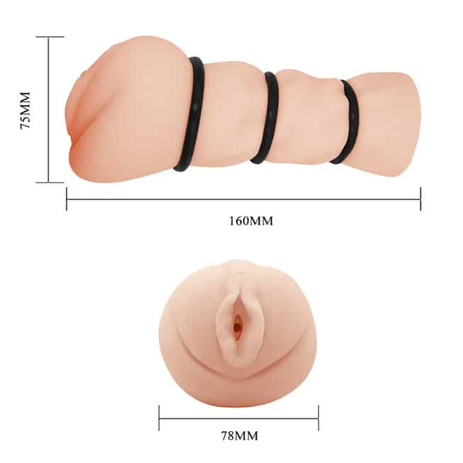 Baile Crazy Bull Masturbator Âm Đạo Da 16cm Thật Điên Cuồng