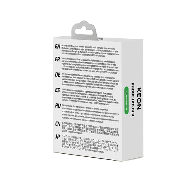 Kiiroo Keon Giá Đỡ ĐT Đen - Tương Thích Hoàn Hảo Trợ Thủ Công Nghệ