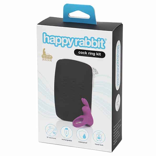 Happy Rabbit Ring Tím Đen Siêu Mạnh Hộp Cao Cấp