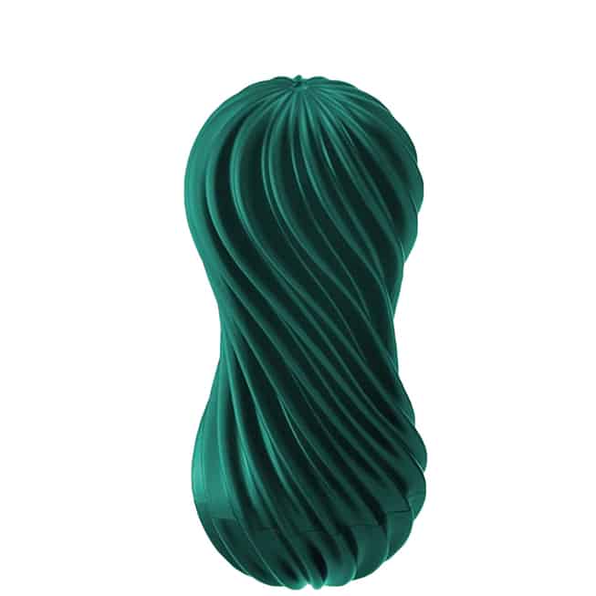 Tenga Flex Fizzy Xanh TPE 17.6cm Sợi Ống Mạnh