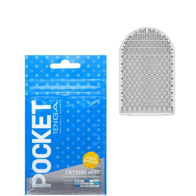 Tenga Pocket Crystal Mist Masturbator Xanh Siêu Nhỏ