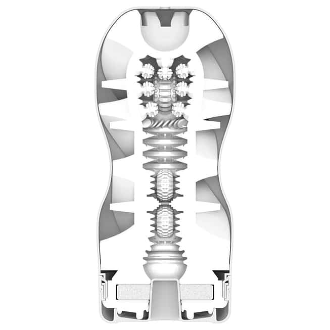 Tenga Air Flow Cup Strong đen TPE hút gió cực mạnh