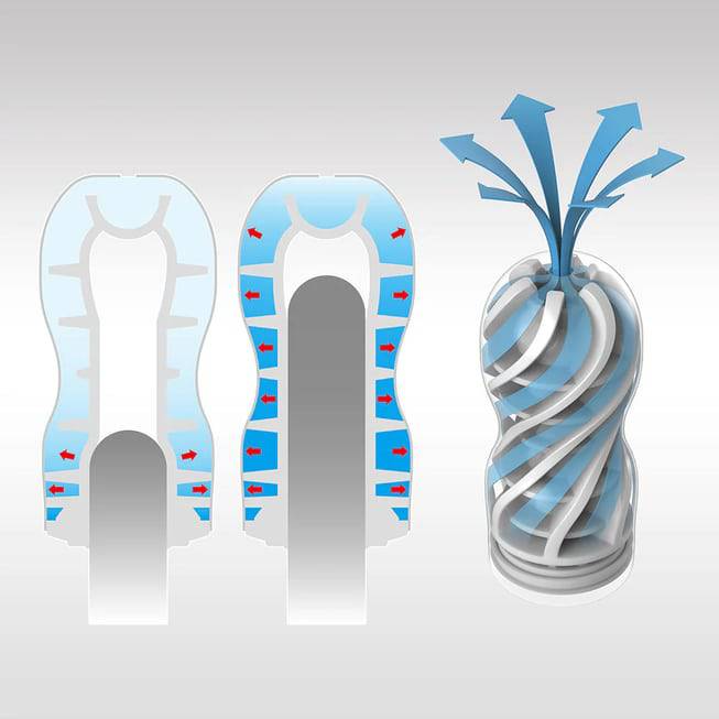Tenga Air Flow Cup Gentle Trắng Một Lần Siêu Mượt