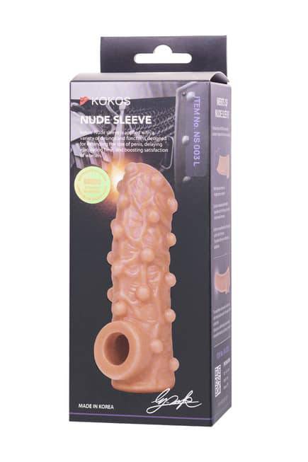 Kokos Nude Sleeve TPE Mở Đầu Thực Tế Siêu Mịn