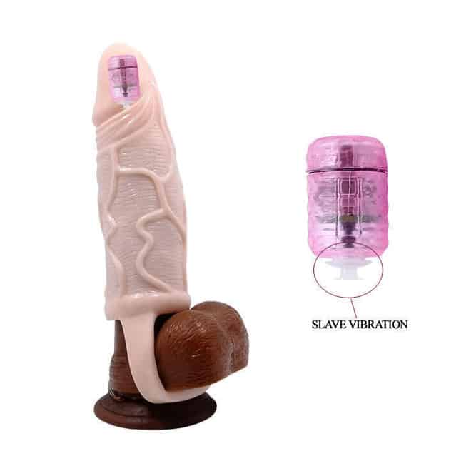 Nasadka Pretty Love Penis Rung Đầu 17cm Thật
