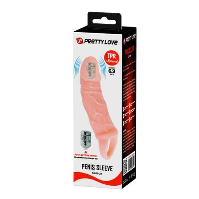 Nasadka Pretty Love Penis Rung Đầu 17cm Thật