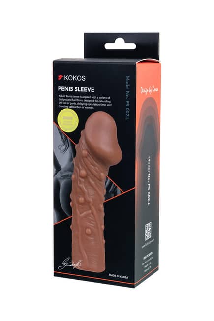 Kokos Penis Sleeve L 16.5cm TPE Thêm Kích