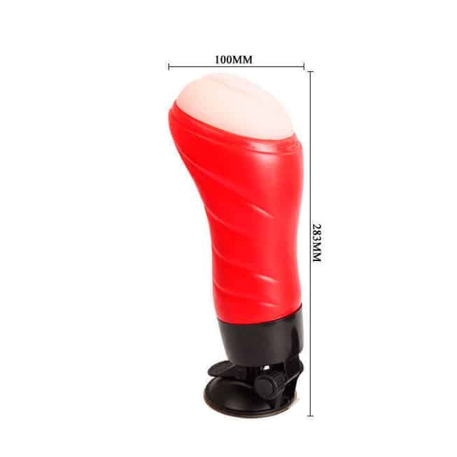 Baile Crazy Bull Flora Đỏ rung 28cm Mạnh Mẽ