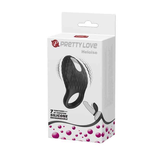 Vibro Ring Pretty Love Heloise Đen Kích Thích Đôi