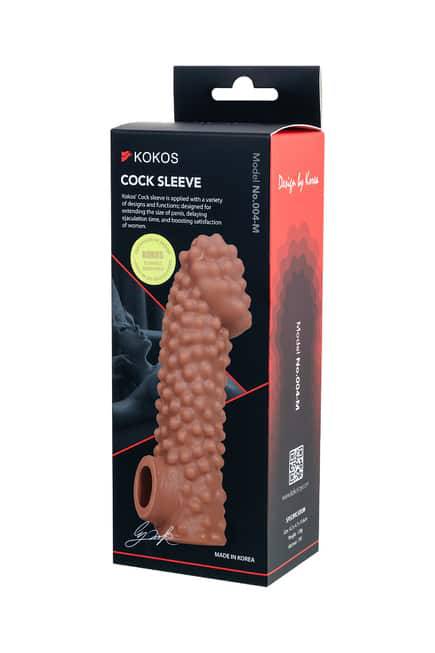 Kokos Cock Sleeve 004M TPE Thực Tế Bắt Bóng Siêu Dâm