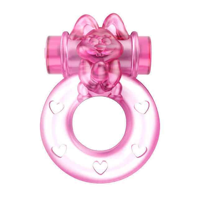 Baile Bunny Ring Hồng Rung Kéo Giãn 1.8cm Thăng Hoa