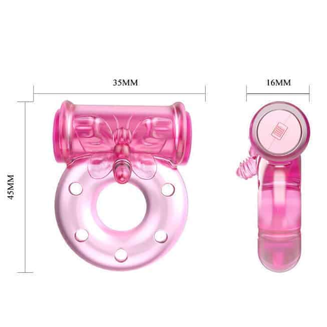 Baile Butterfly Ring Hồng Rung Cực Mạnh Lâu Bền