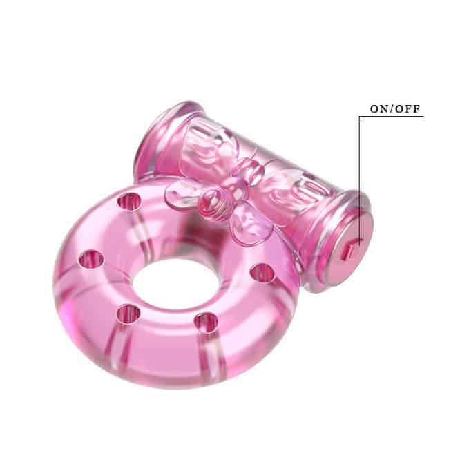 Ring Butterfly Baile Hồng Rung Mạnh Lâu Bền
