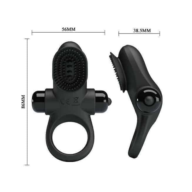 Vibro Ring Pretty Love Kích Thích Yin Hạch Mạnh