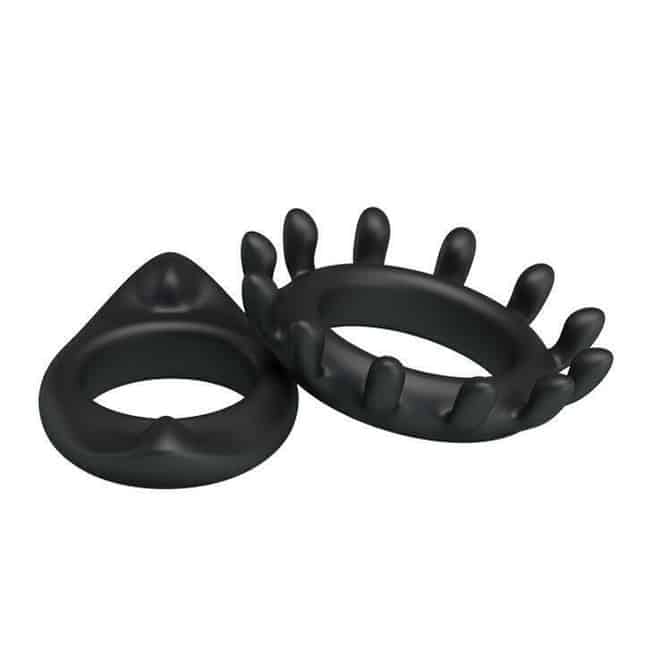 Baile Ring bộ vòng đeo dương vật đen bền bỉ