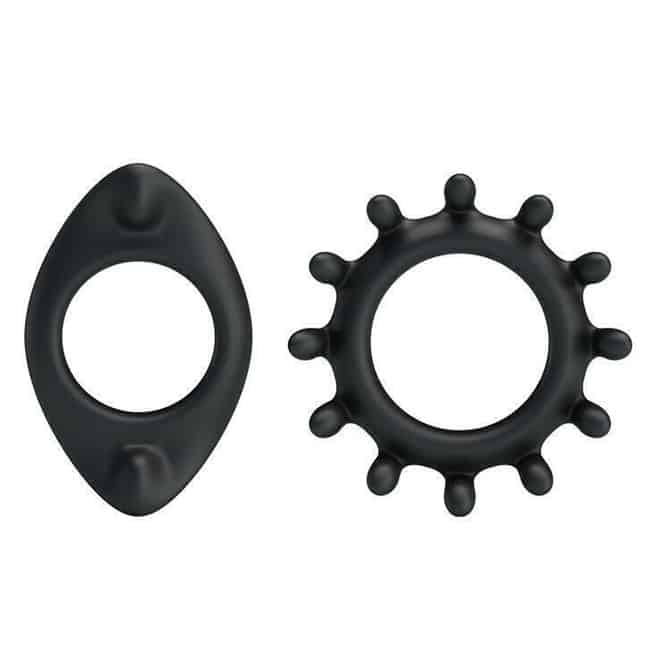 Baile Ring bộ vòng đeo dương vật đen bền bỉ