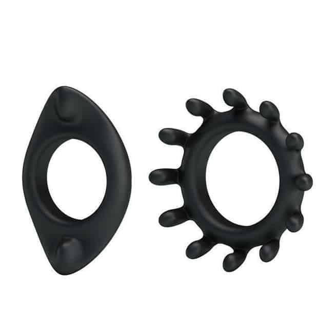 Baile Ring bộ vòng đeo dương vật đen bền bỉ