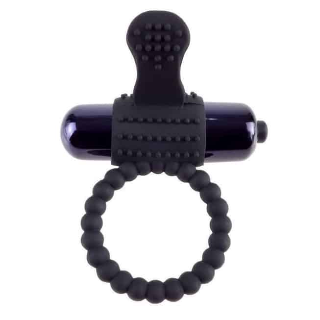 Vòng Cương Pipedream C-Ringz Đen Rung Giữ Lâu Siêu