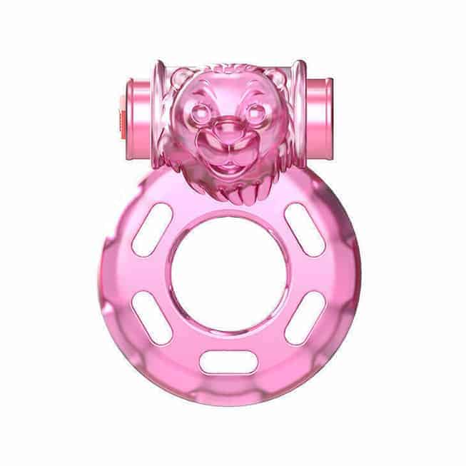 Baile Bear Ring Rung Hồng 1.8cm TPR Dễ Dãn Mạnh