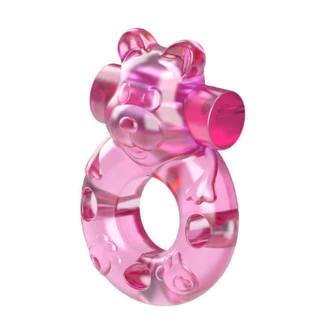 Vibro Ring Baile Gấu Hồng Siêu Mạnh Cứng