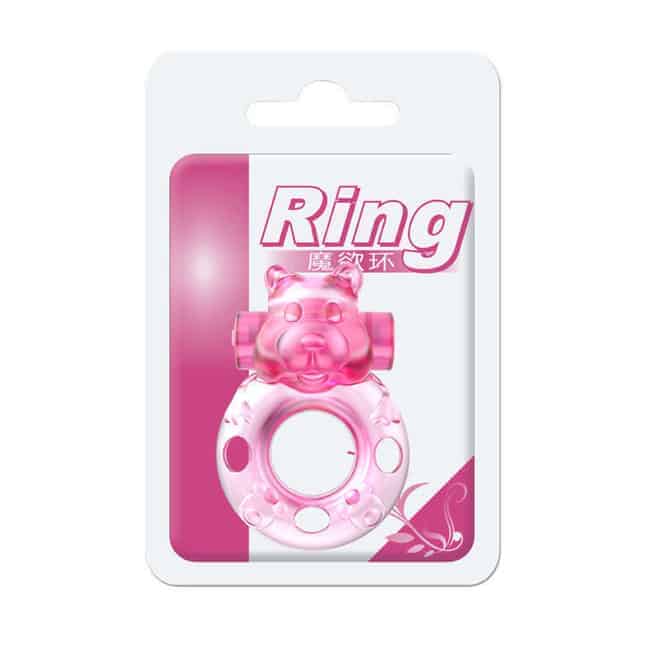 Vibro Ring Baile Gấu Hồng Siêu Mạnh Cứng