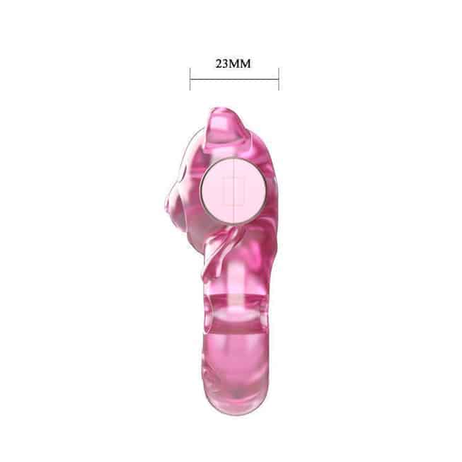 Ring Vibro Gấu Hồng Cứng Siêu Mạnh Nâng Cấp