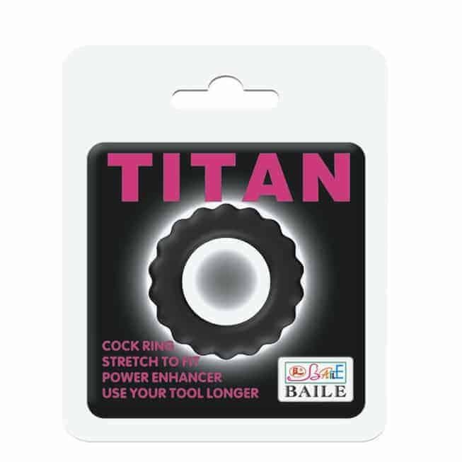 Baile Titan Vòng Ép Răng Cưa Đen Kéo Dài Siêu Mạnh Mẽ