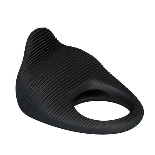 Pretty Love Vibrating Ring Đen Kích Thích Âm Hạch Đôi