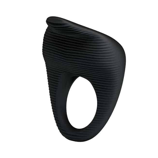 Pretty Love Vibrating Ring Đen Kích Thích Âm Hạch Đôi