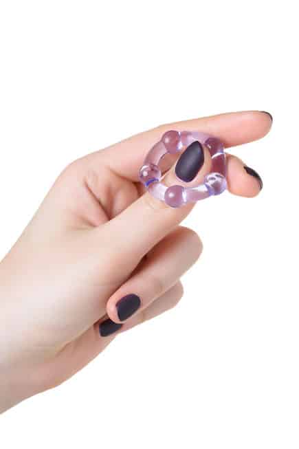 Toyfa Vòng Silicone Tím Đeo Dương Vật Tăng Cường