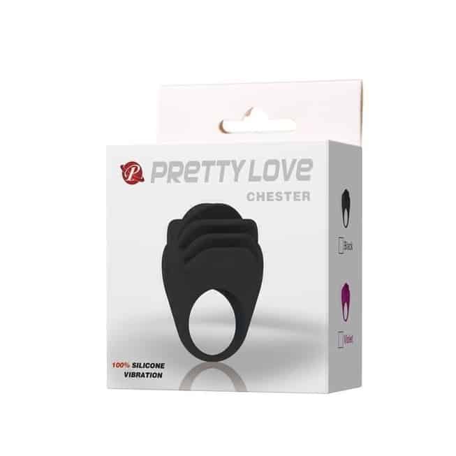 Pretty Love Chester Vòng Rung Đen Kéo Dài