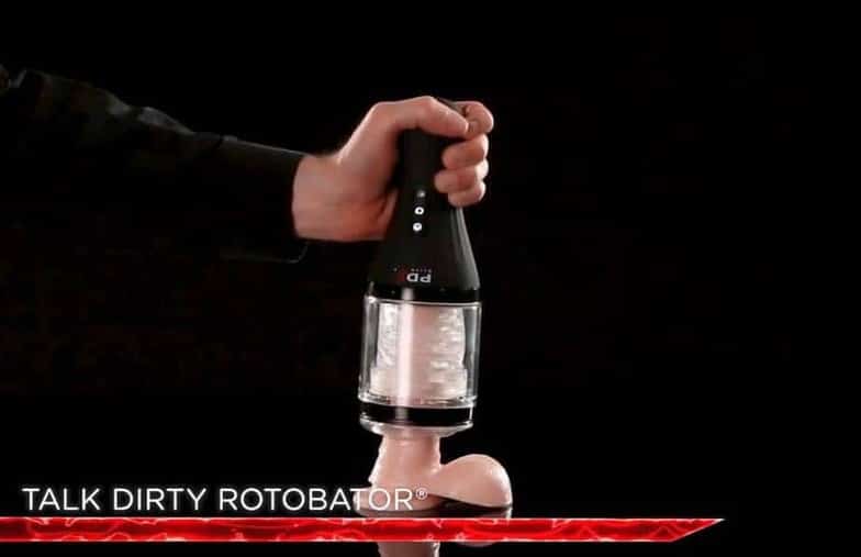 Pipedream Talk Dirty Rotobator Đen Xoay Gợi Cảm Đỉnh Cao