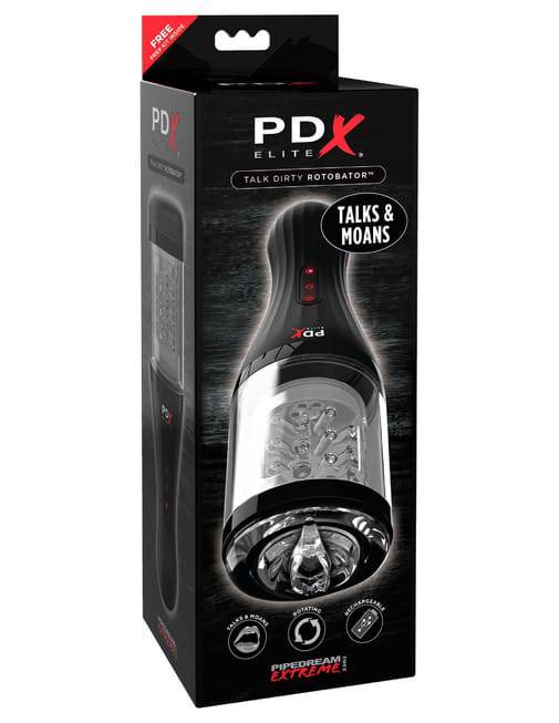 Pipedream Talk Dirty Rotobator Đen Xoay Gợi Cảm Đỉnh Cao