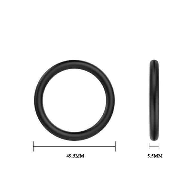 Baile Cock &amp; Ball Vòng Đen 3 Miếng Siêu Bền Kéo Dài Đỉnh