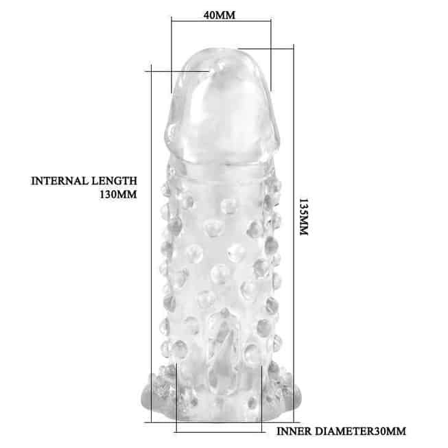 Nasádka Brave Man Baile bumps râu trong suốt tăng kích thước