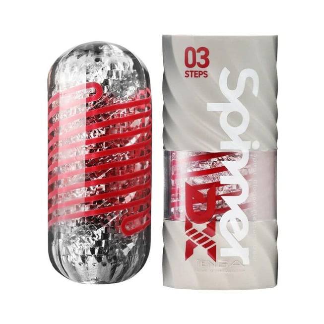Masturbator Tenga Spinner DX 03 đỏ xoay 3 cấp