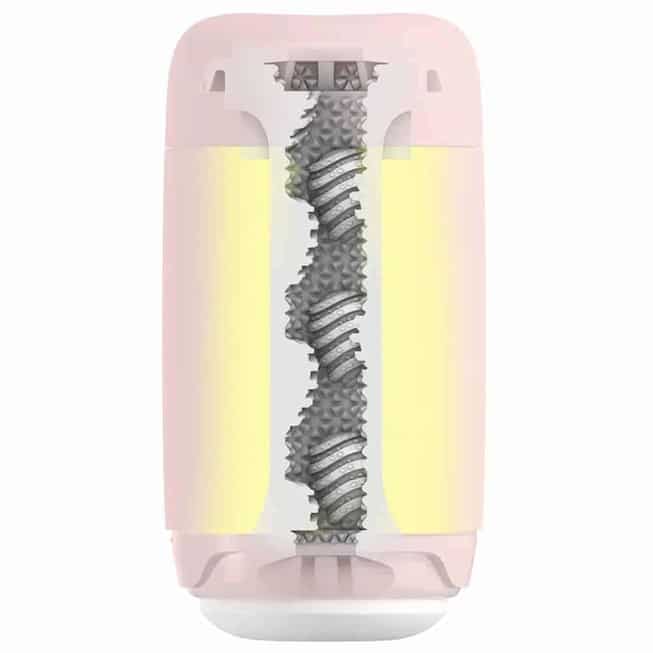 Tenga Puffy Masturbator Hồng TPE Mềm 16.5cm