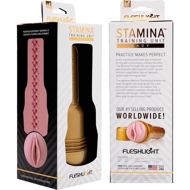 Fleshlight Stamina Set Onahole Giá Đỡ Lube Hoàn Chỉnh