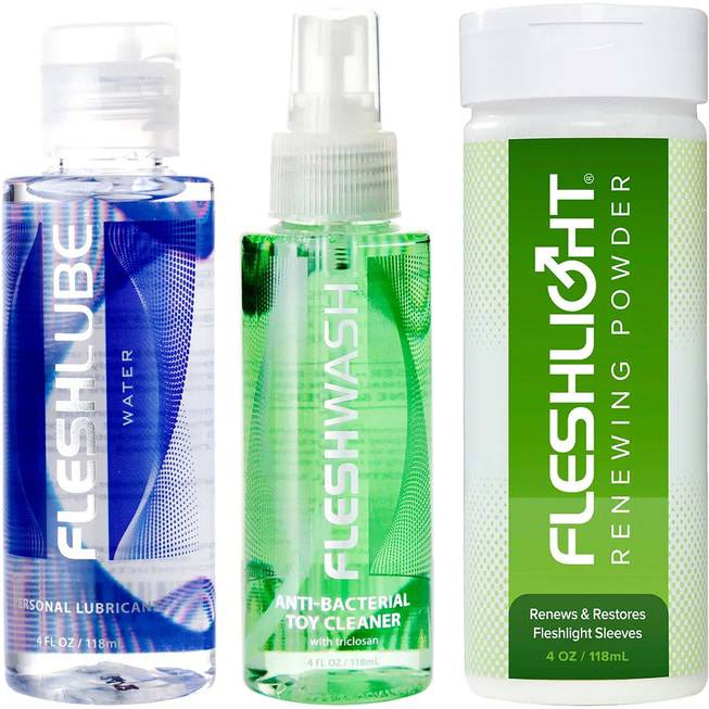 Fleshlight Stamina Set Onahole Giá Đỡ Lube Hoàn Chỉnh